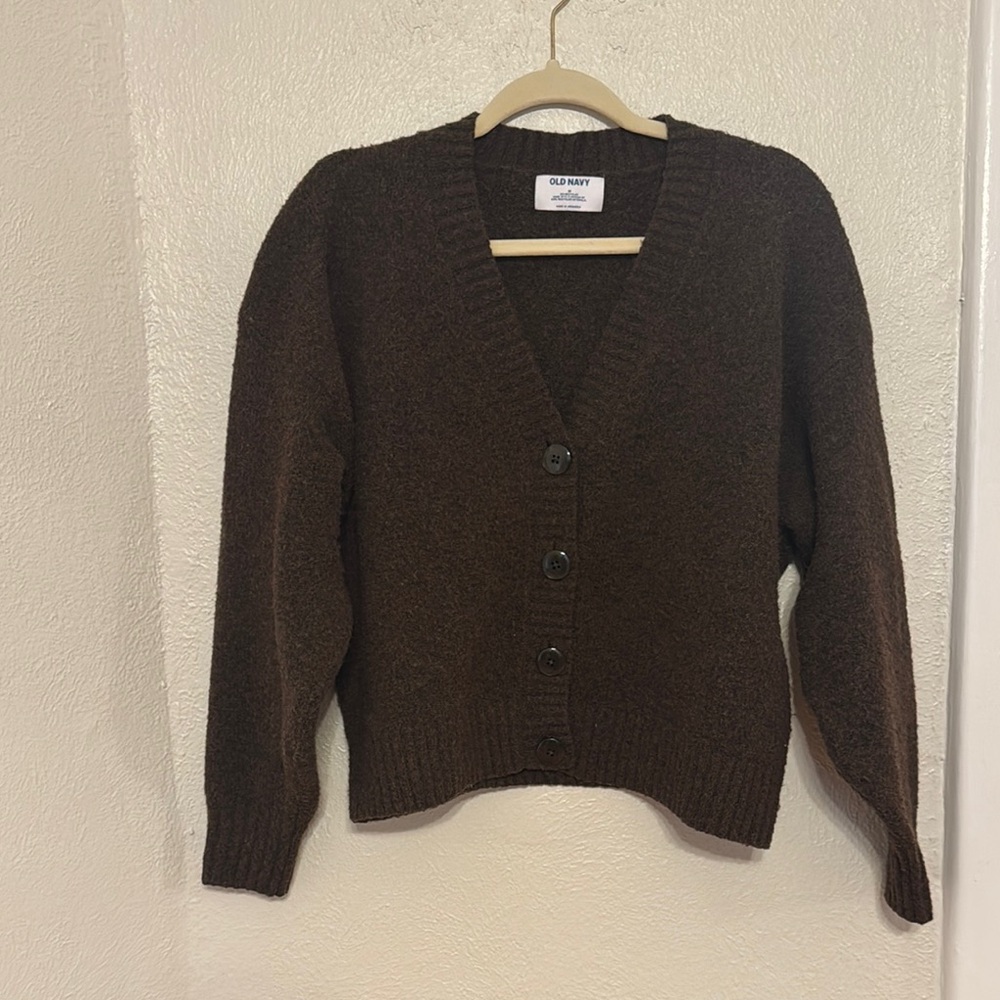 Old Navy Women's Dark Brown Cardigan